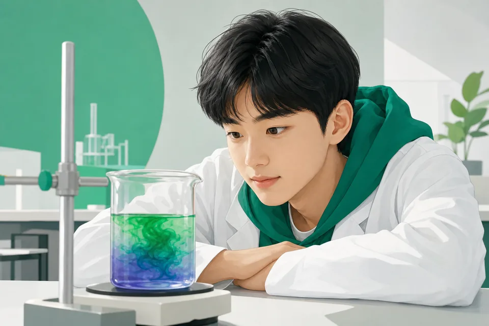 혜화동 중3 과학 학습 장면 — 과학 개념 정리와 문제 훈련